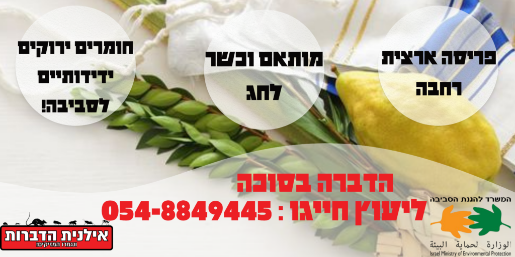 הדברה בסוכה
