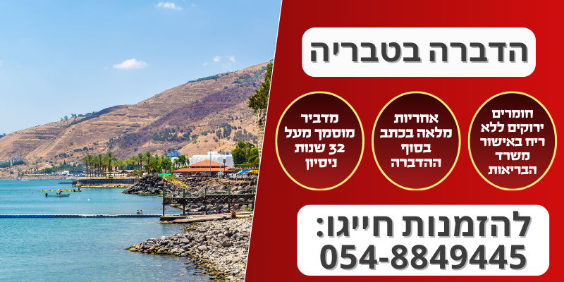 הדברה בטבריה