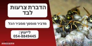הדברת צרעות לבד
